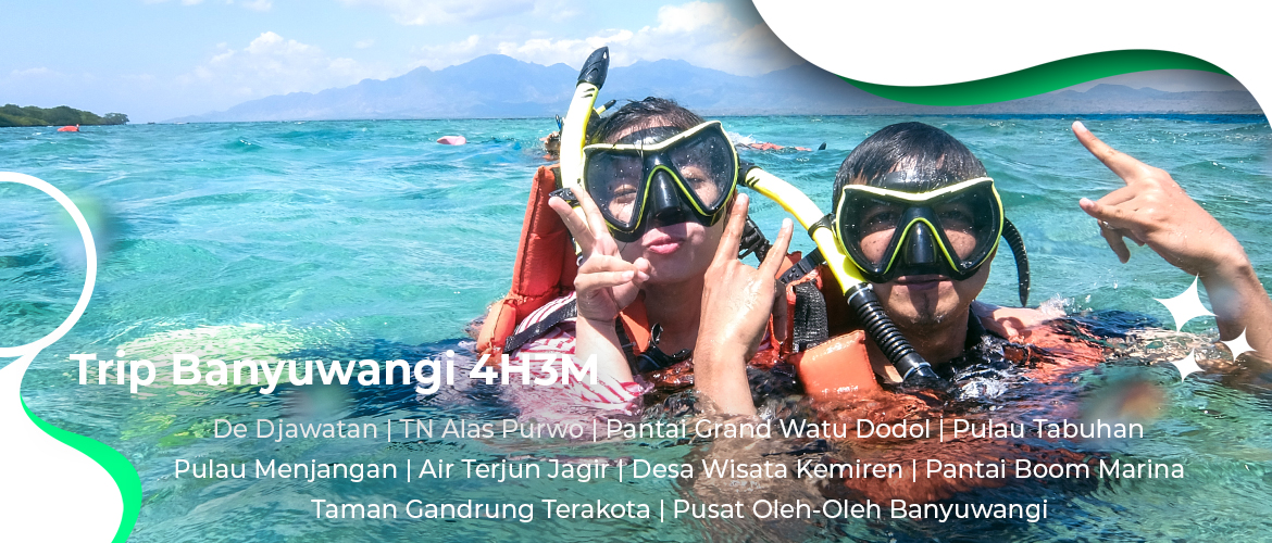 Trip Alas Purwo Menjangan Tabuhan Desa Kemiren Gandrung Terakota 4H3M