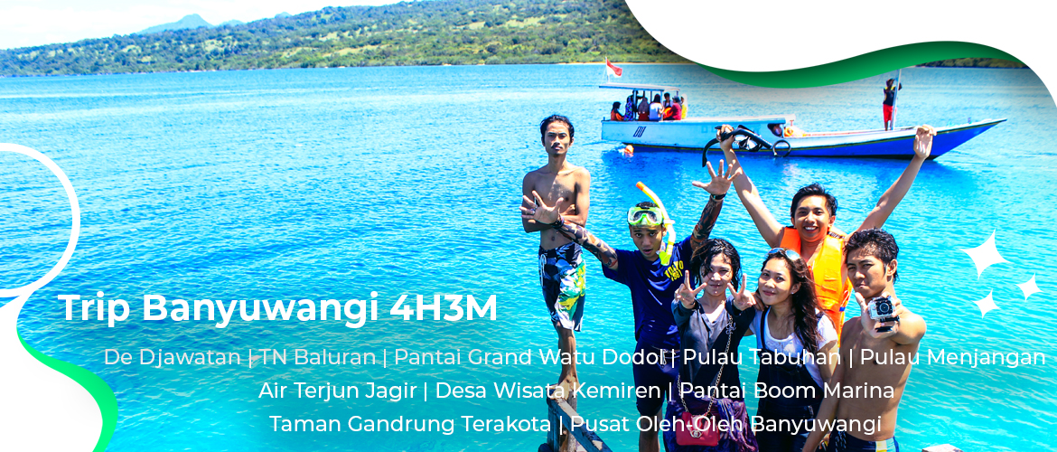 Trip Baluran Menjangan Tabuhan Desa Kemiren Gandrung Terakota 4H3M