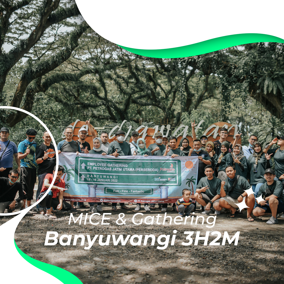 Trip Desa Kemiren Kawah Wurung Baluran Taman Gandrung Terakota 3H2M