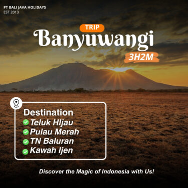 Trip Banyuwangi 3 Hari 2 Malam Ke Teluk Hijau Pulau Merah Baluran Kawah Ijen